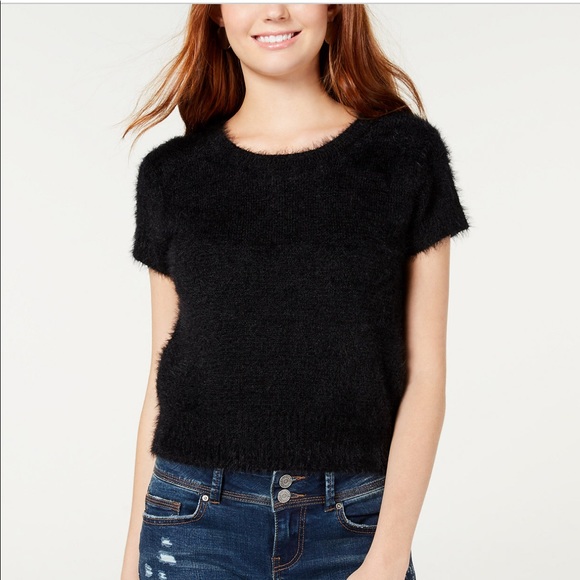 Freshman Juniors Fuzzy Sweater 